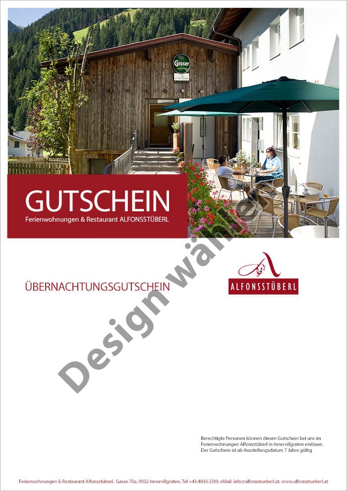 Gutschein Design